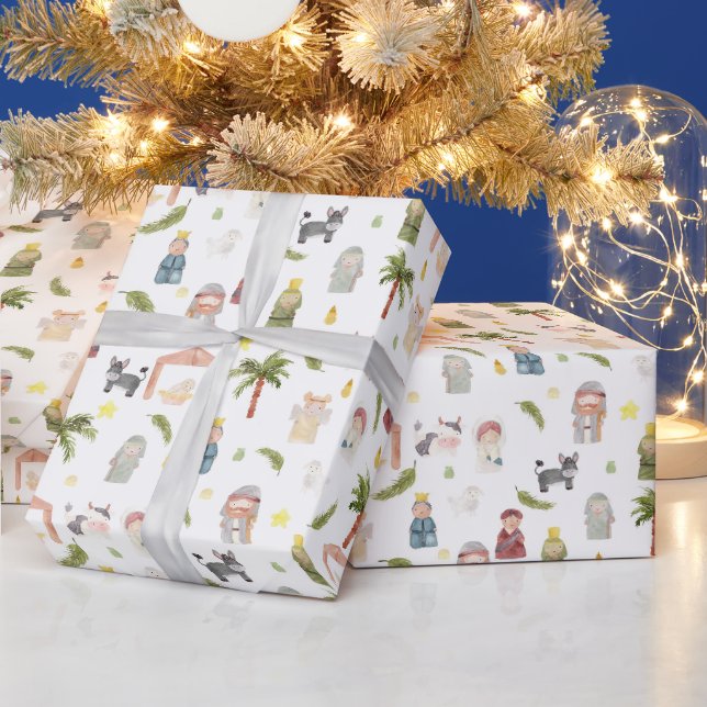 Das Weihnachtsweihnachtswrapping Paper der Krippe Geschenkpapier (Feiertage)