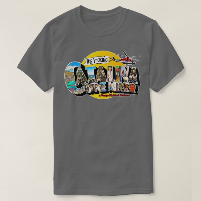 Das Weingemisch von Catalina T-Shirt (Design vorne)