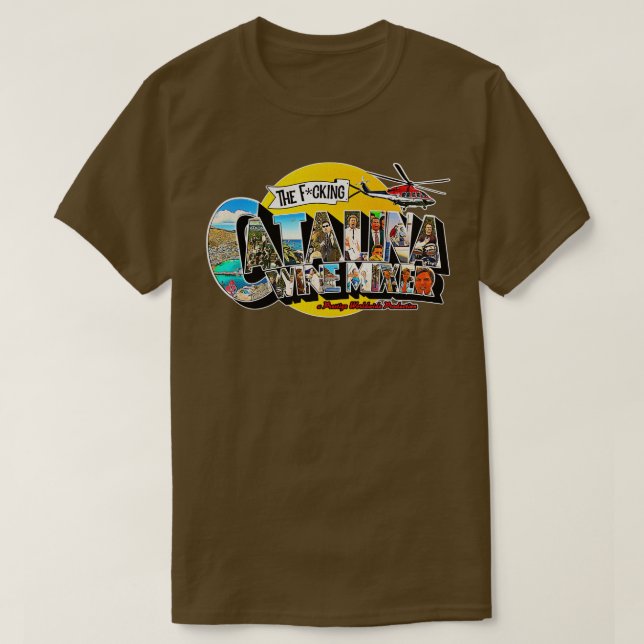 Das Weingemisch von Catalina T-Shirt (Design vorne)