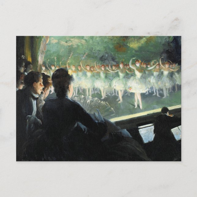 Das weiße Ballett Postkarte (Vorderseite)
