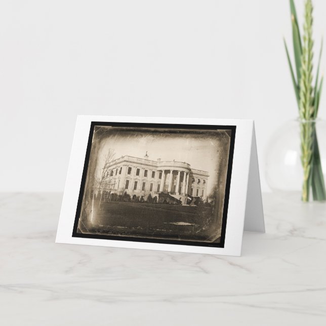 das Weiße Haus DCDaguerreotype 1846 Karte (Vorderseite)