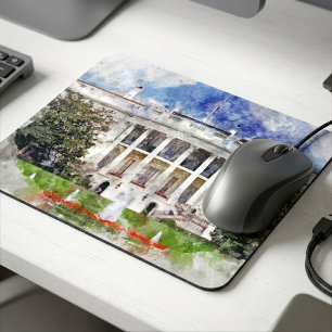 Das Weiße Haus in Washington DC – Südliche Fassade Mousepad