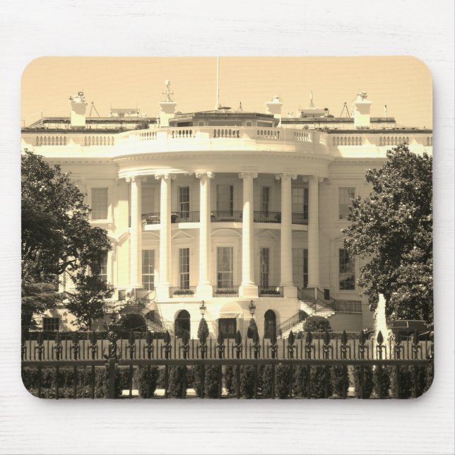 Das Weiße Haus in Washington Mousepad (Vorne)