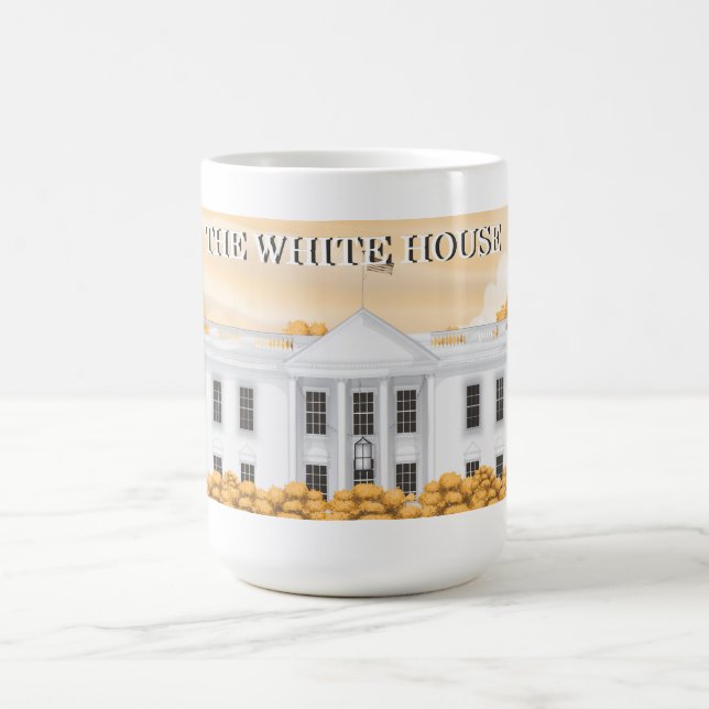 Das Weiße Haus Kaffeetasse (Mittel)