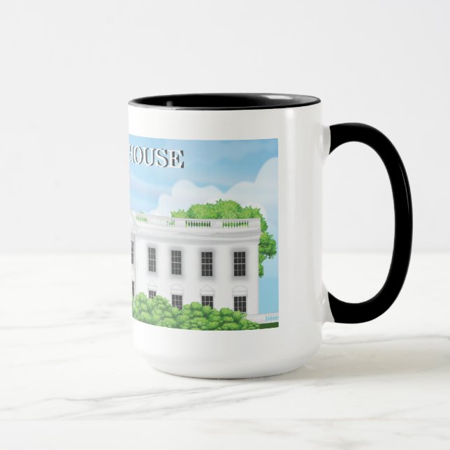 Das Weiße Haus Tasse (Rechts)
