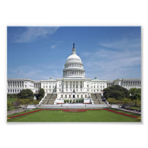 das Weiße Haus US-Hauptstadts-Gebäude-Washington Fotodruck