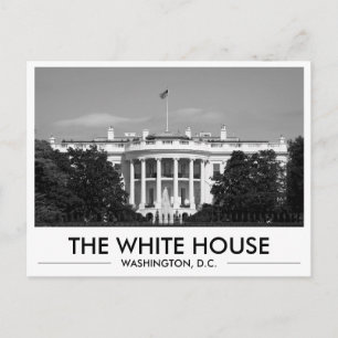 Das Weiße Haus Washington DC Foto-Geschenk Grußkar Postkarte