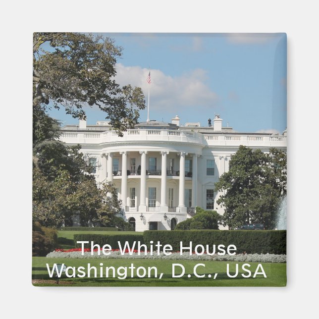 Das Weiße Haus, Washington DC Magnet (Vorne)