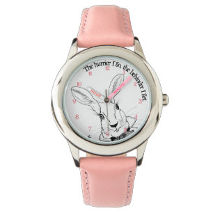 Das weiße Kaninchen, das Hurrier gehe ich Armbanduhr
