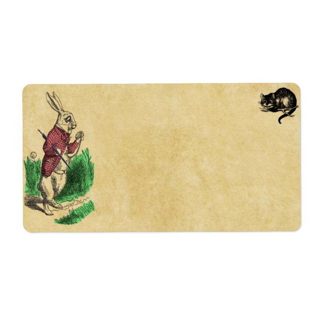 Das weiße Kaninchen-Label (Vorne)