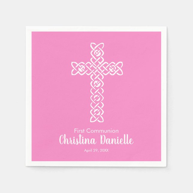 Das Weiße Kreuz-Feigenmädchen Serviette (Vorderseite)