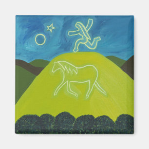 Das Weiße Pferd in Somerset 2011 Magnet