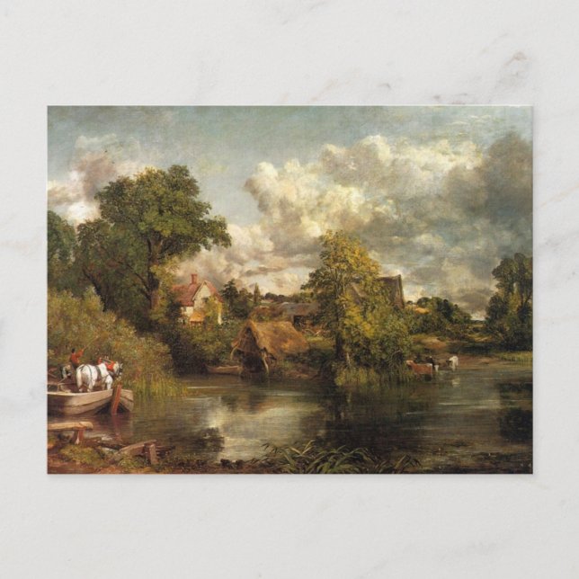 Das Weiße Pferd von John Constable Postcard Postkarte (Vorderseite)