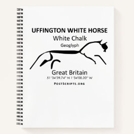 Das weiße Pferd von Uffington Notizbuch