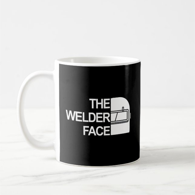 Das Welder-Gesicht Kaffeetasse (Links)