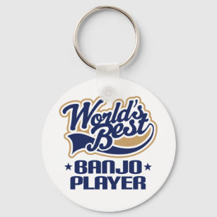 Das weltbeste Banjo-Player-Musikgeschenk Schlüsselanhänger