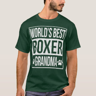 Das weltbeste Boxer-Oma-Shirt T-Shirt