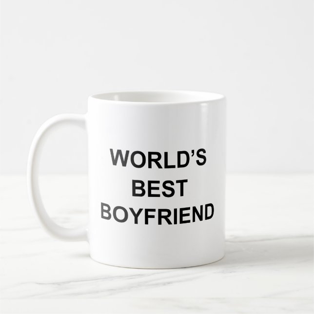 Das weltbeste Freund-Funny-Zitat mit schwarzem Tex Kaffeetasse (Links)
