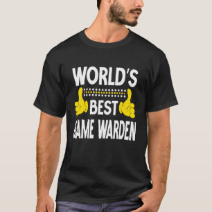 Das weltbeste Game Warden Job Title Profession Gam T-Shirt