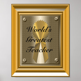 Das weltgrößte Lehrer-Poster-Printsigne Poster