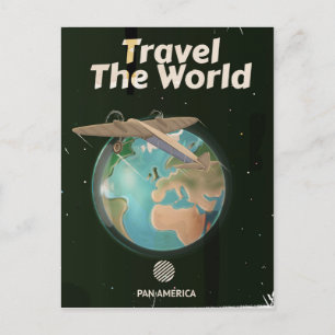 Das Weltposter der Science Fiction Postkarte