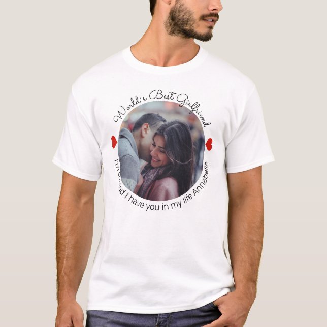 Das weltweit beste Foto für die Freundschaft bei d T-Shirt (Vorderseite)