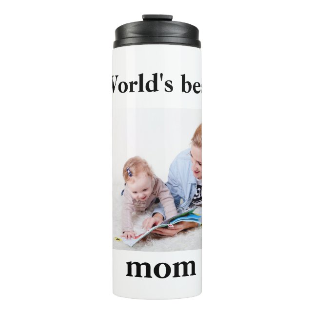 Das weltweit beste Foto für Mama Thermosbecher (Vorderseite)