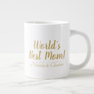 Das weltweit beste Goldskript für die Mama niedlic Jumbo-Tasse