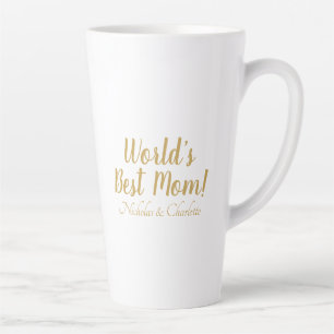 Das weltweit beste Goldskript für die Mama niedlic Milchtasse