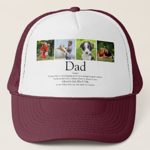Das weltweit beste Vater-Vater-Fun-Definition-Foto Truckerkappe