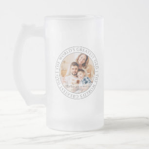 Das weltweit größte Vater des modernen klassisch Mattglas Bierglas