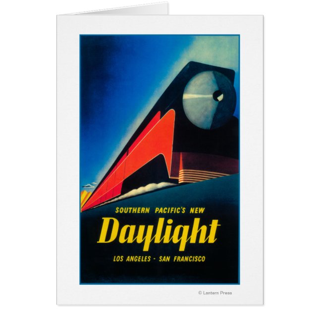 Das Werbeplakat des Daylight Train (Vorne)