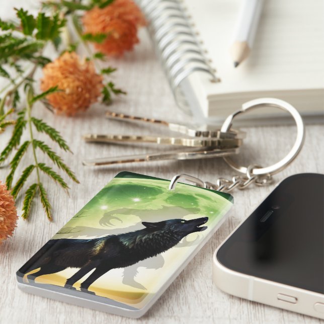 Das Werwolf-Howl Schlüsselanhänger (Vorderseite rechts)