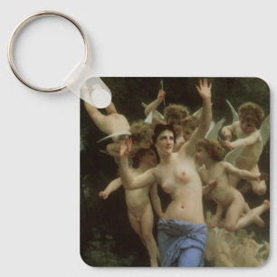 Das Wespennest von William Adolphe Bouguereau Schlüsselanhänger