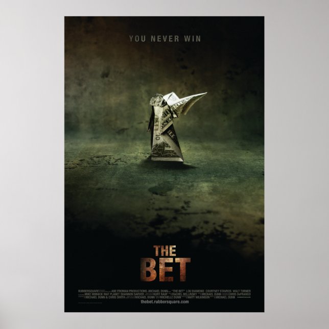 Das Wettplakat Poster (Vorne)