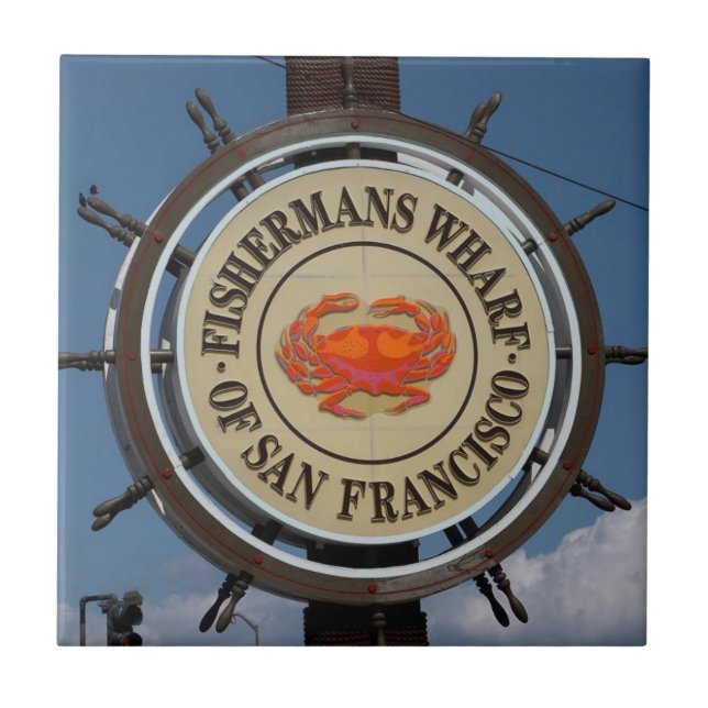 Das Wharf-Zeichen des Fisherman Fliese (Vorderseite)