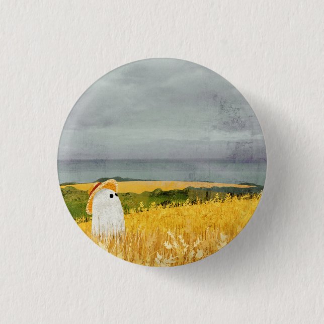 Das Wheatfield Button (Vorderseite)