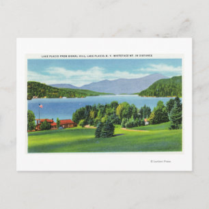 Das Whiteface MT in der Ferne Postkarte