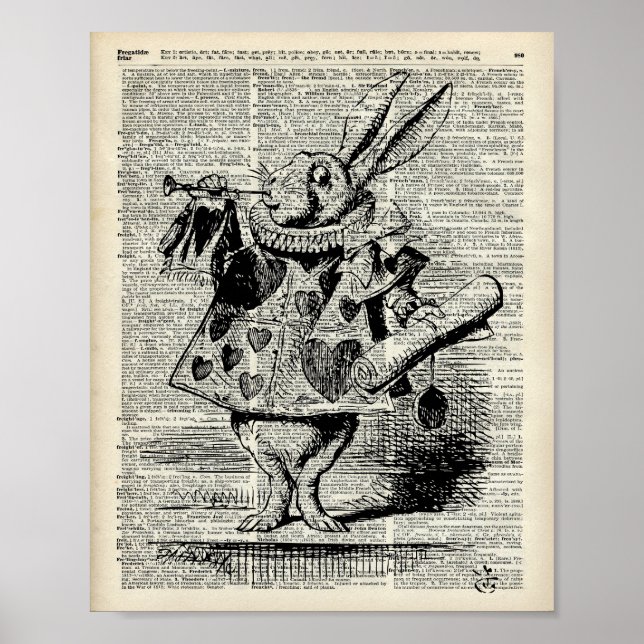 Das Whitte Kaninchen Poster (Vorne)