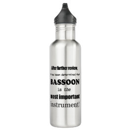 Das wichtigste Instrument des Bassoon Edelstahlflasche