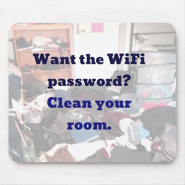 Das WiFi-Kennwort gewollt? Reinigen Sie den Mauspa Mousepad (Vorne)