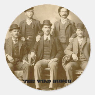 Das wilde Bündel - Butch Cassidy u. Sundance Kind Runder Aufkleber