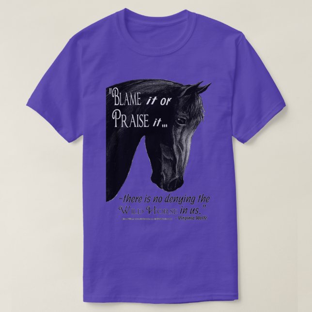Das Wilde Pferd in uns T-Shirt (Design vorne)