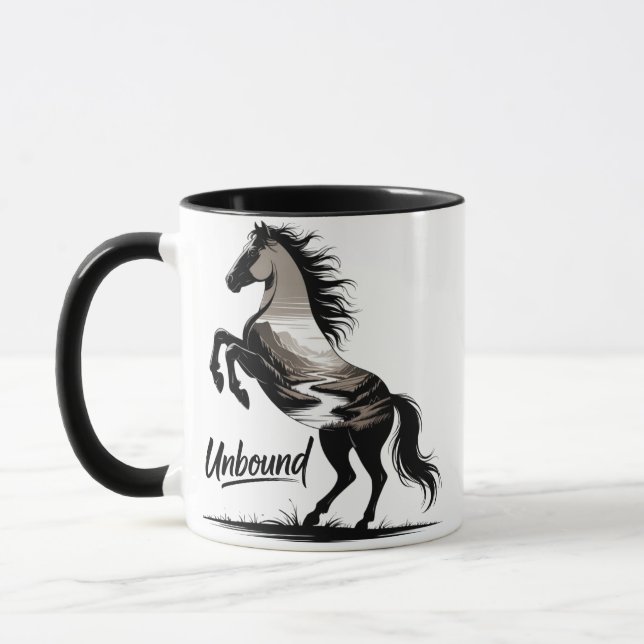 Das wilde Pferd Tasse (Links)