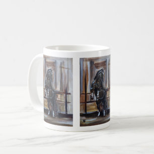 Das Wildpferd-Gemälde von Alfred Fox Kaffeetasse