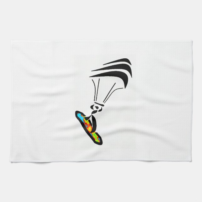 DAS WIND-NEHMEN GESCHIRRTUCH (Horizontal)