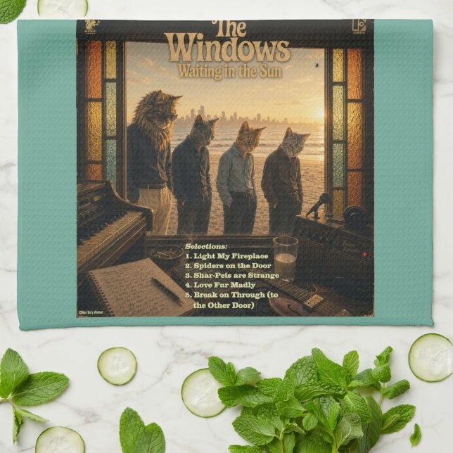 Das Windows-Album: eine Parodie Geschirrtuch (Gefaltet)