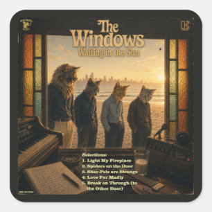 Das Windows-Album: eine Parodie Quadratischer Aufkleber