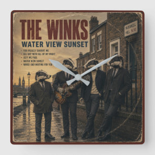 Das Winks-Album: eine Parodie Quadratische Wanduhr
