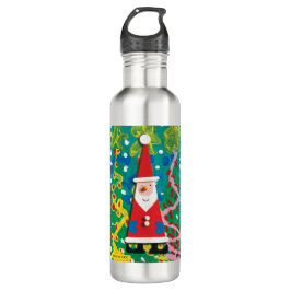 Das Winterwunderland von Santa - Kinder Kunst für Edelstahlflasche